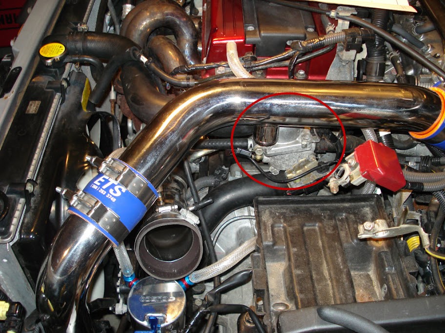 Evo Thermostat location EvolutionM Mitsubishi Lancer and Lancer